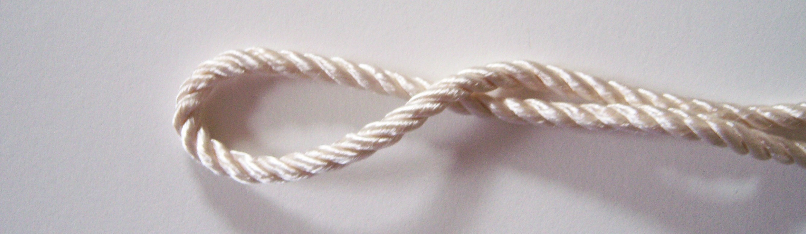 Bone Rayon 3/16" Cord Sewing Trim