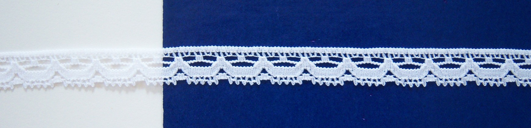 White 1/2" Nylon Lace