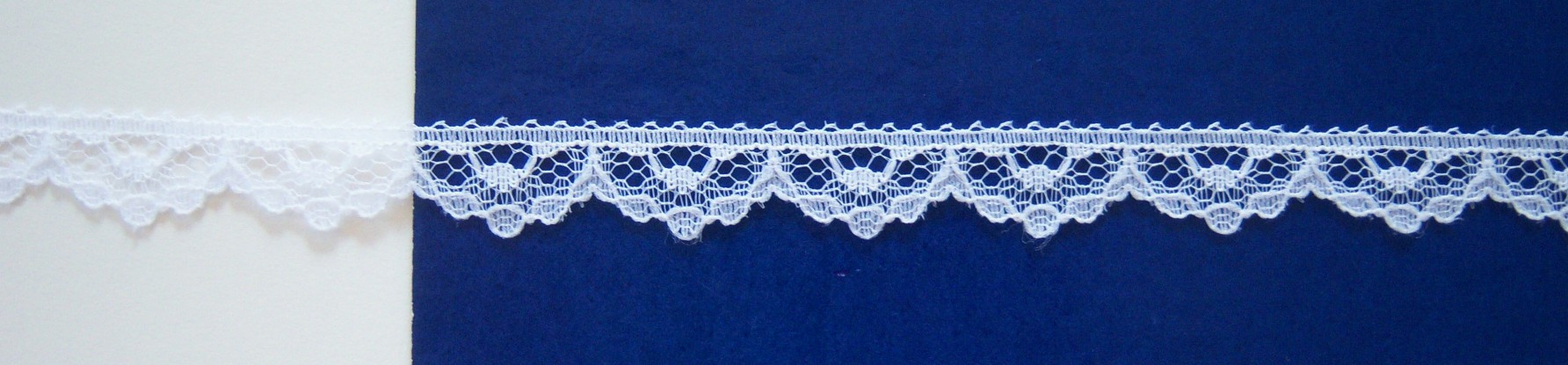 White 1/2" Nylon Lace