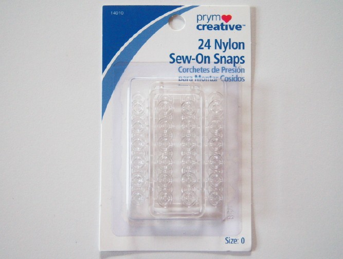 Prym Clear Sew On Snaps
