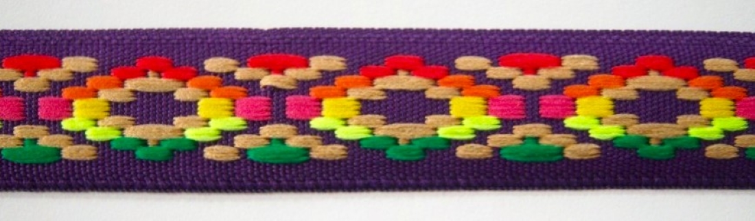 Purple/Colors Jacquard