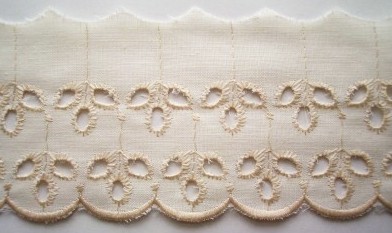 Natural Eyelet Lace