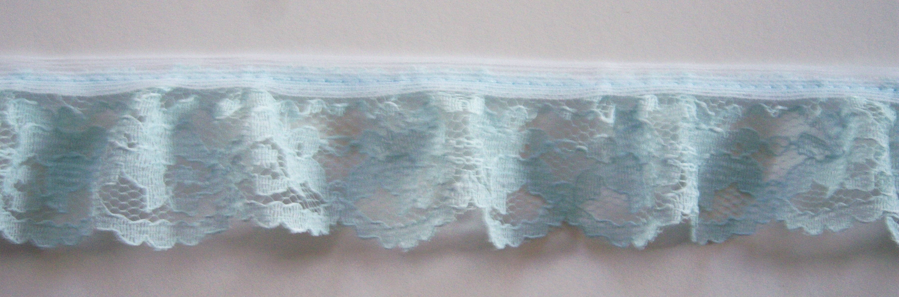 Minty 1 1/4" Ruffled Lace