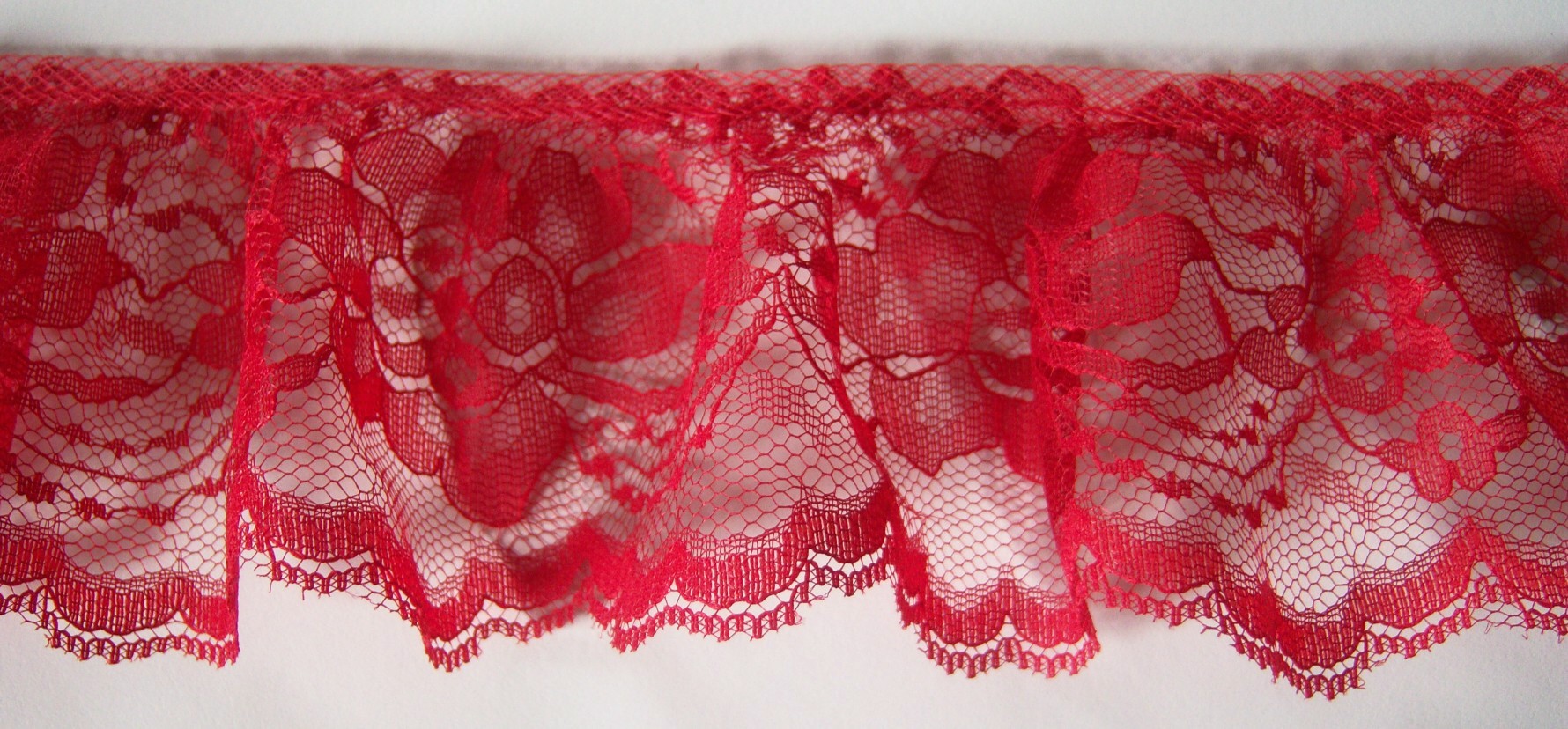 Garnet 3" Ruffled Lace