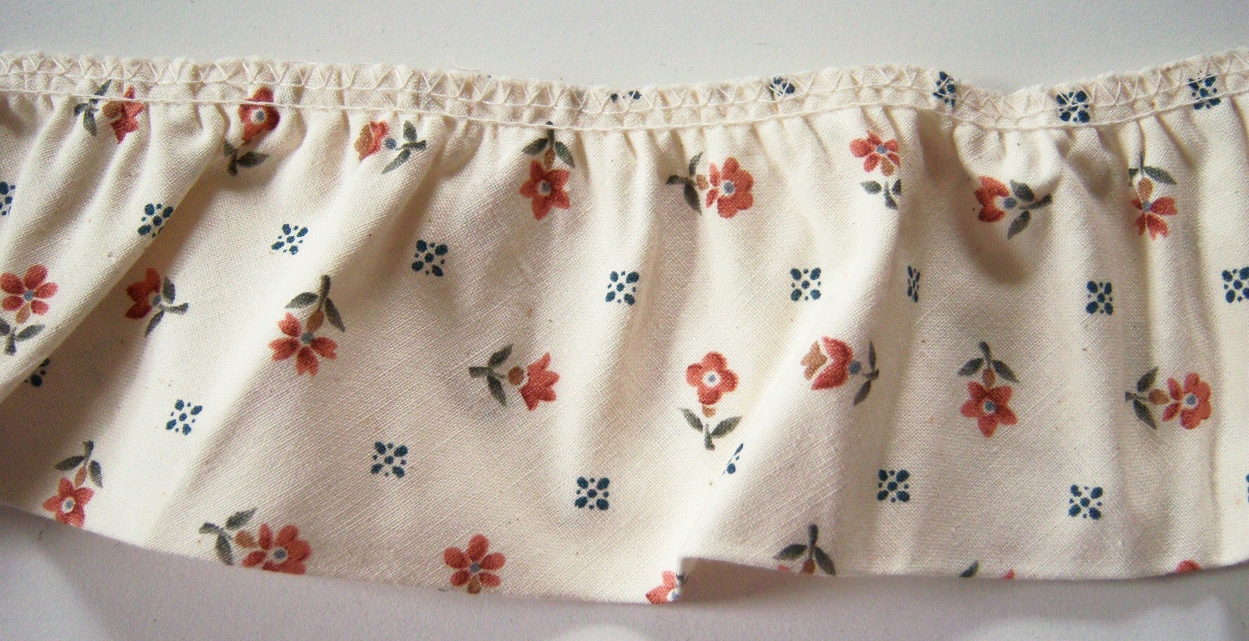 Oyster Print Ruffled Fabric