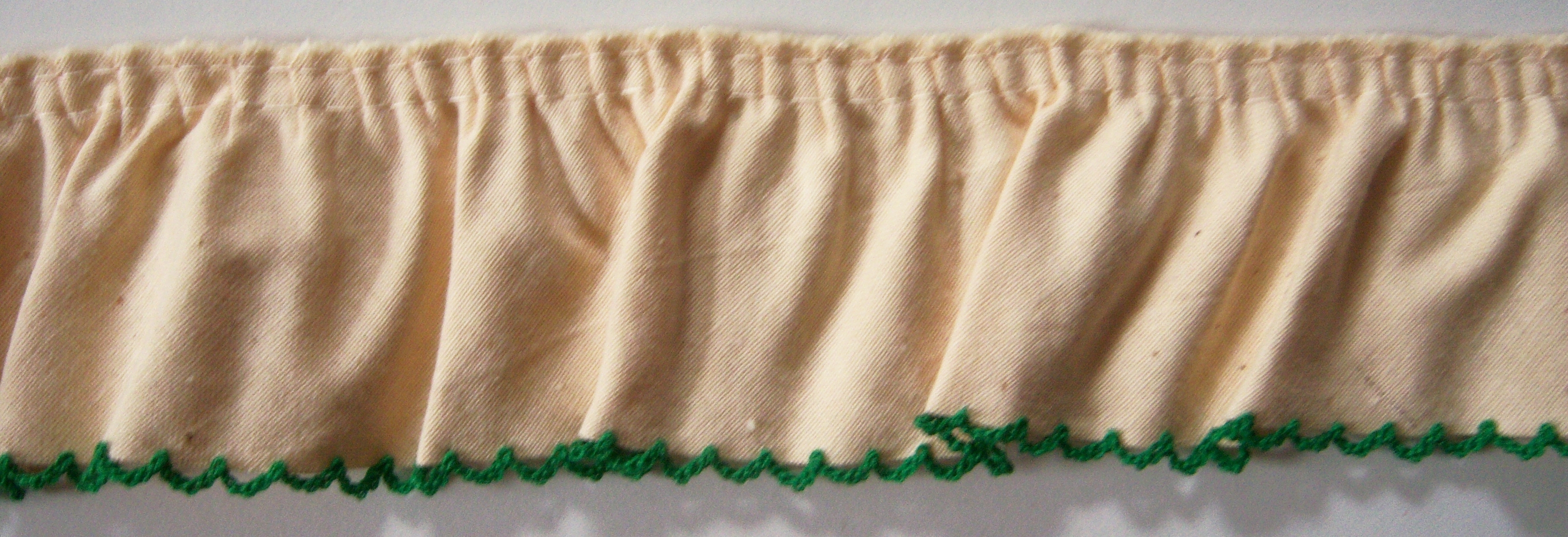 Dusty Rose Ruffled Poly Cotton