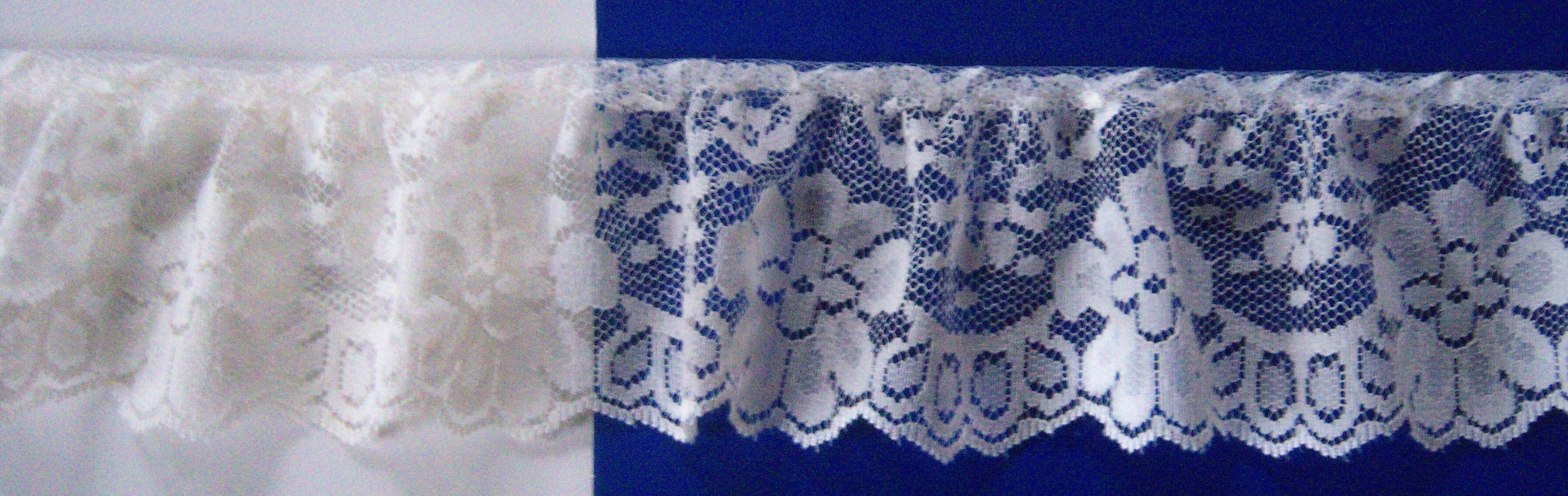 Candlelight 2 1/2" Ruffled Nylon Lace