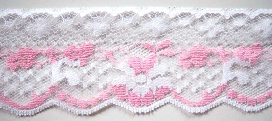 White/Pink Lace