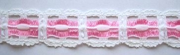 White/Pink Lace