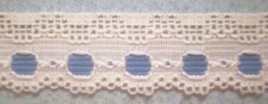 Ivory/Blue Lace