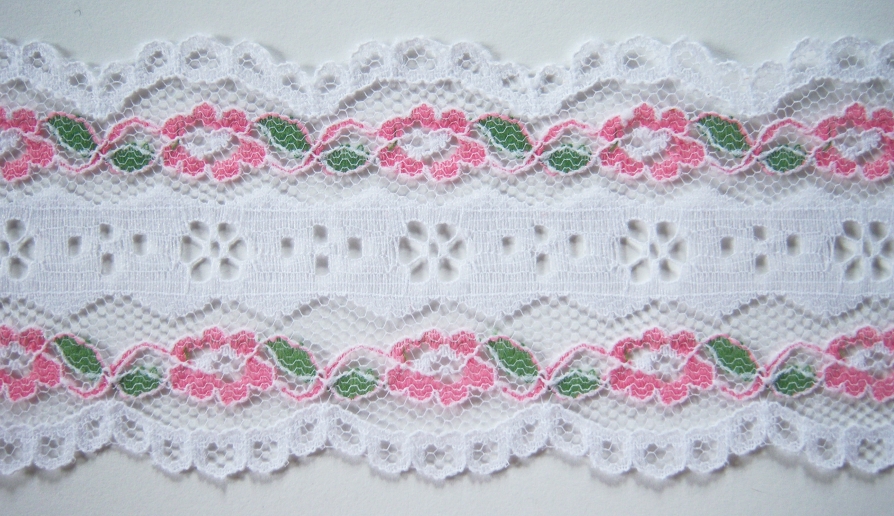 White/Pink Lace