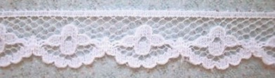 White 9/16" Nylon Lace