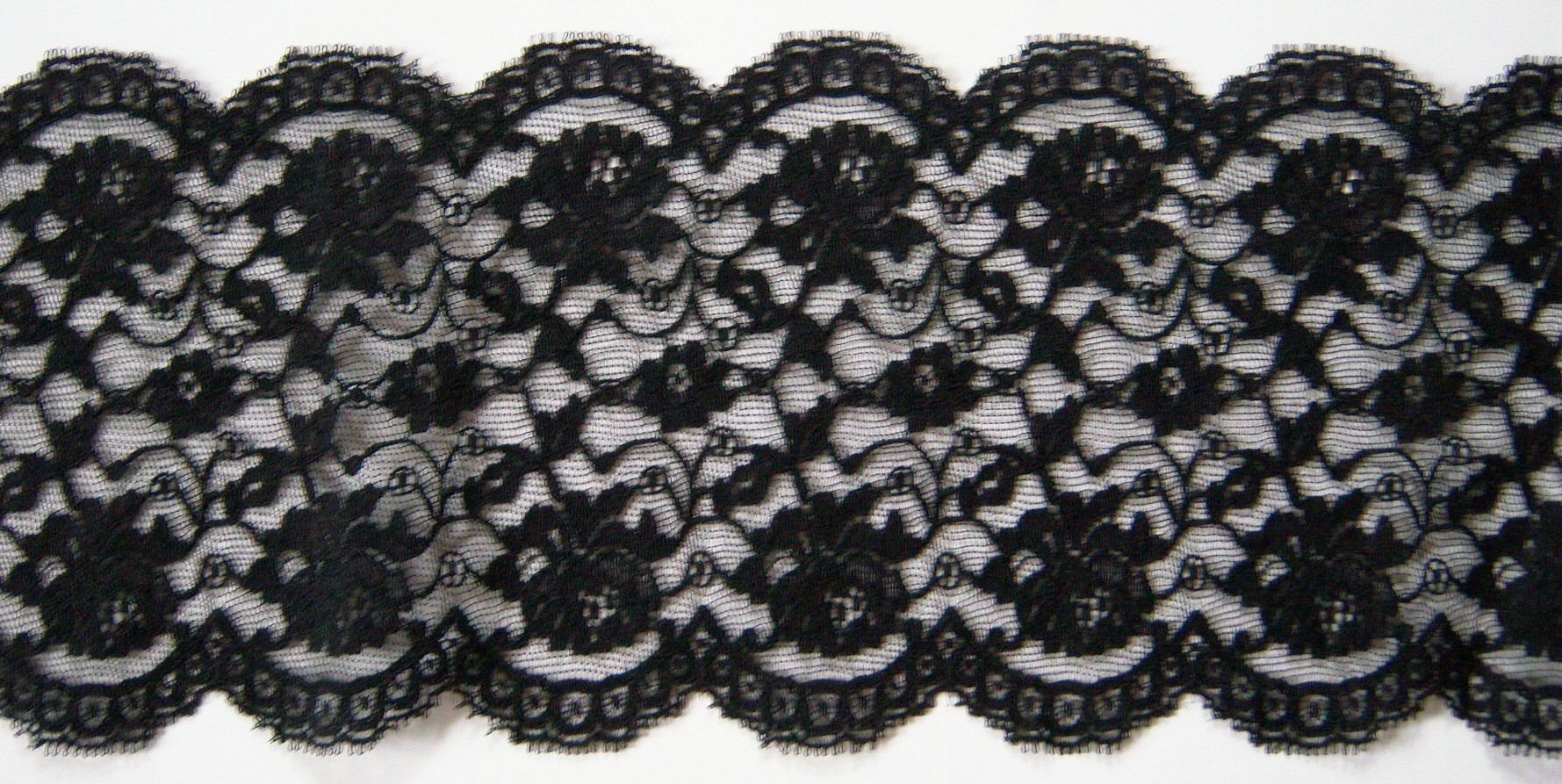 Jet Black 5 1/2" Lace