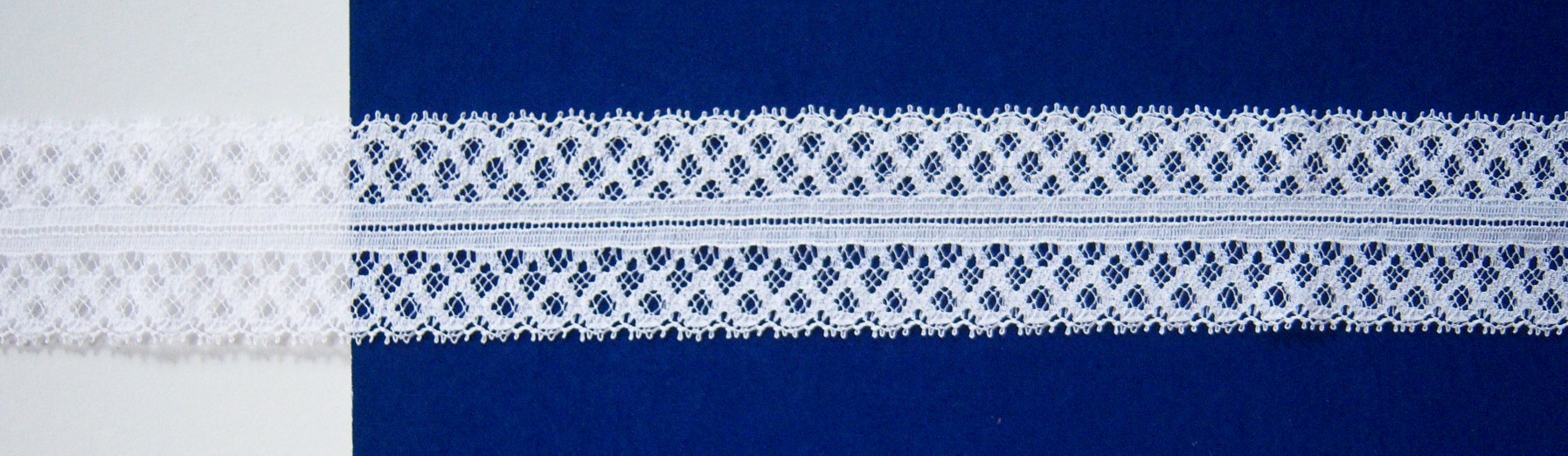 White #1144 Nylon 1 1/4" Lace