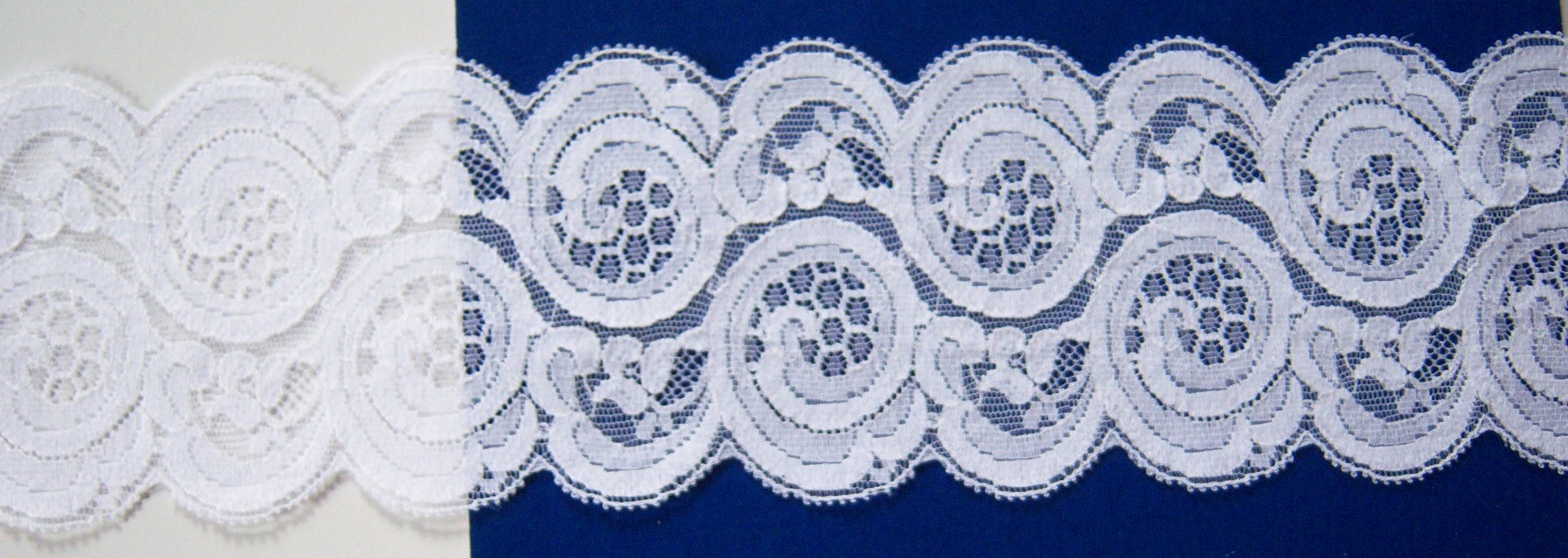 Star White #1305 Nylon 3 3/4" Lace