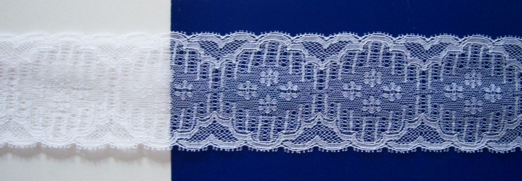White #1144 Nylon 2 3/8" Lace