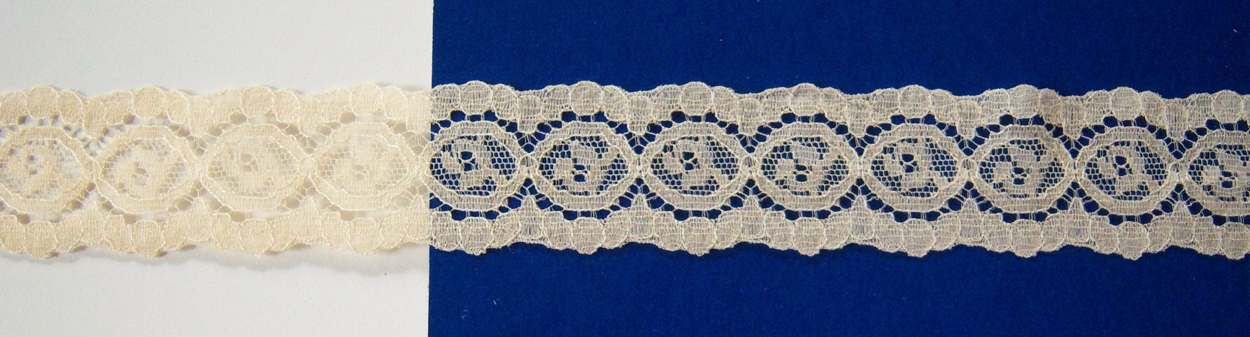 French Ecru #9710 Nylon 1 1/4" Lace