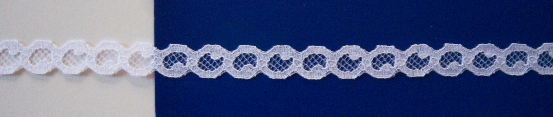 White 9/16" Nylon Lace
