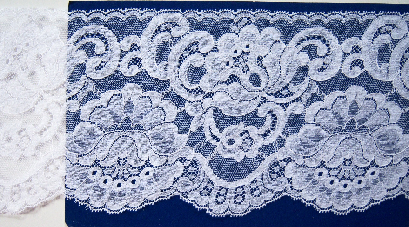 White Nylon 5 1/2" Lace