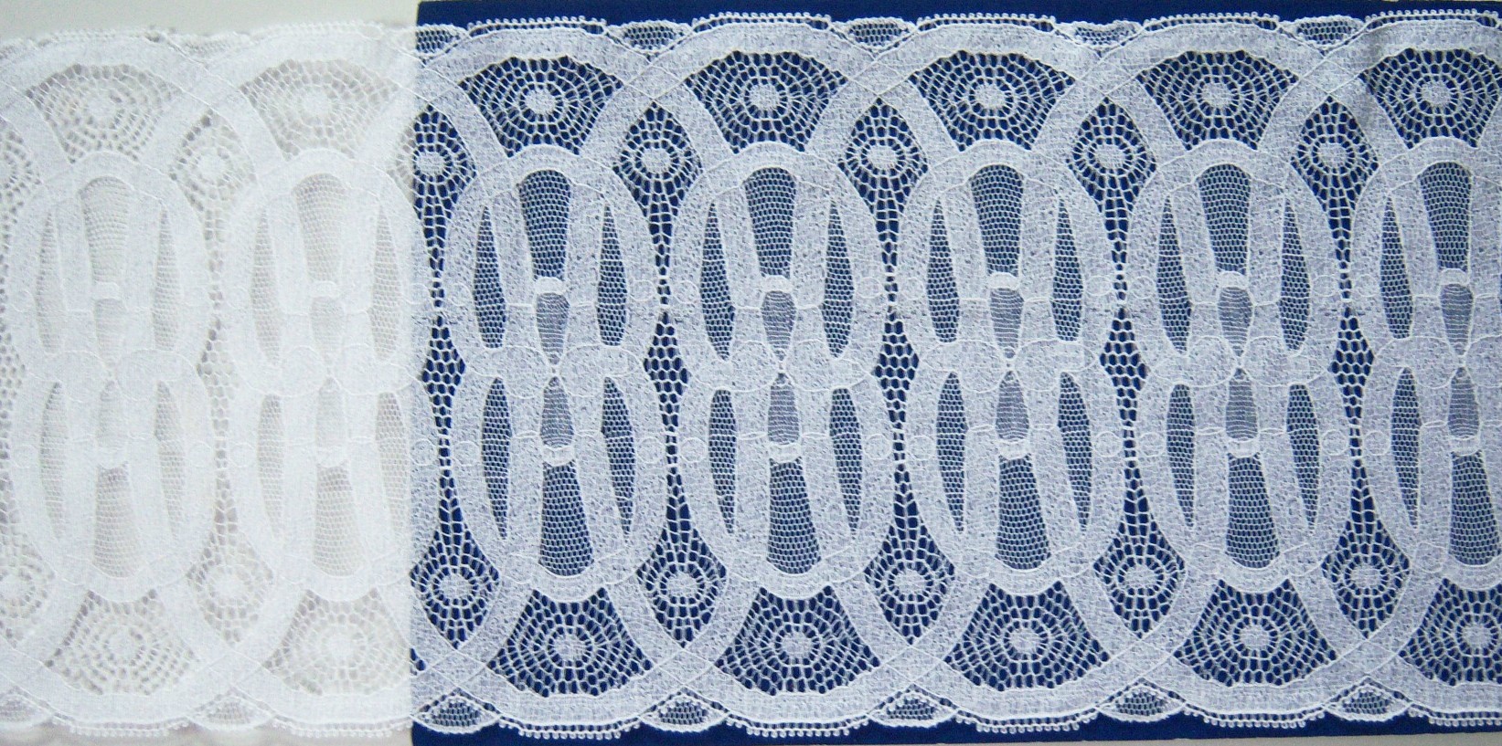 White Nylon 5 3/4" Lace