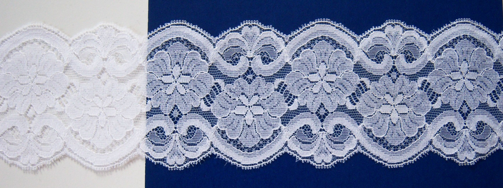 White #1000 Nylon 3 1/2" Lace
