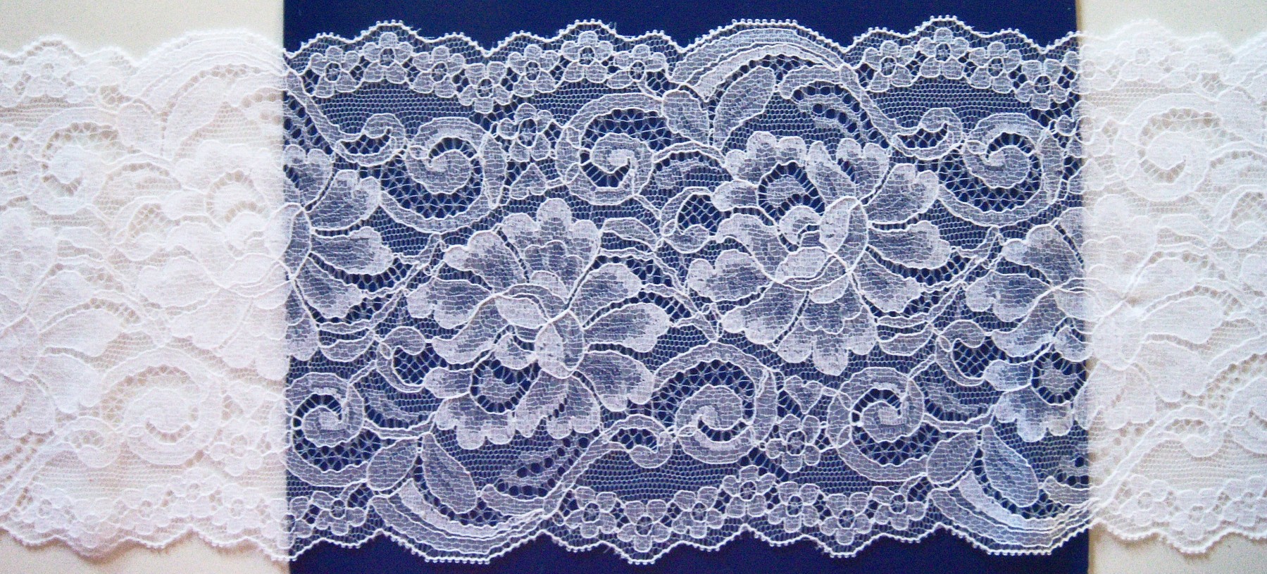 White 5 1/4" Lace