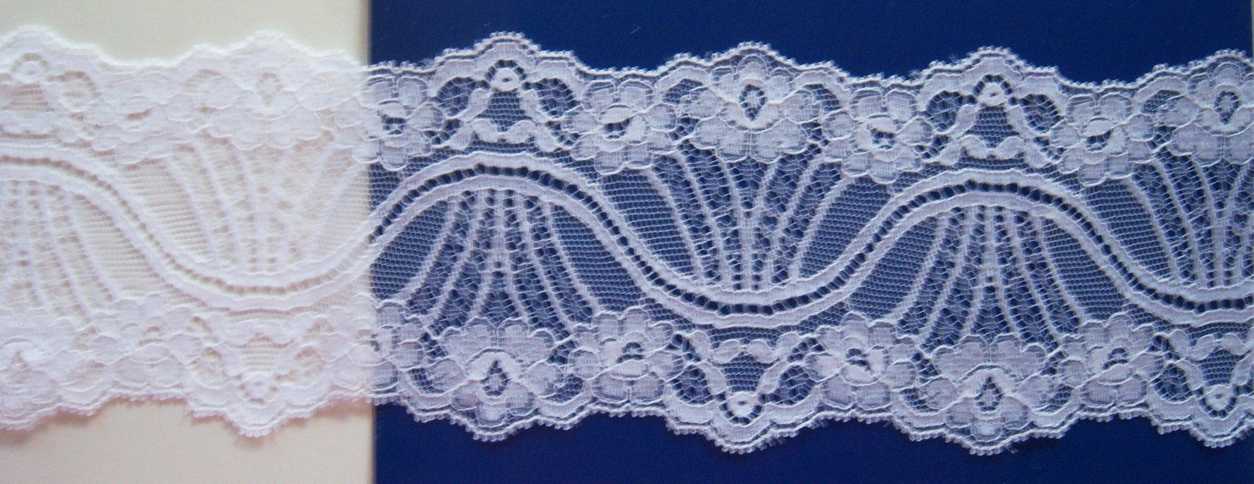 White #1144 Nylon 3 1/2" Lace