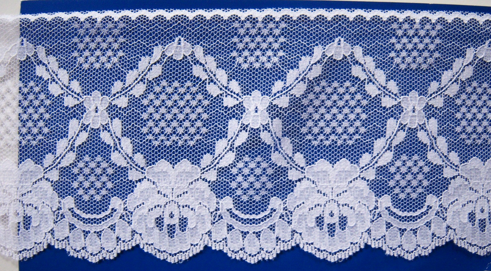 Klauber White Nylon 5" Lace