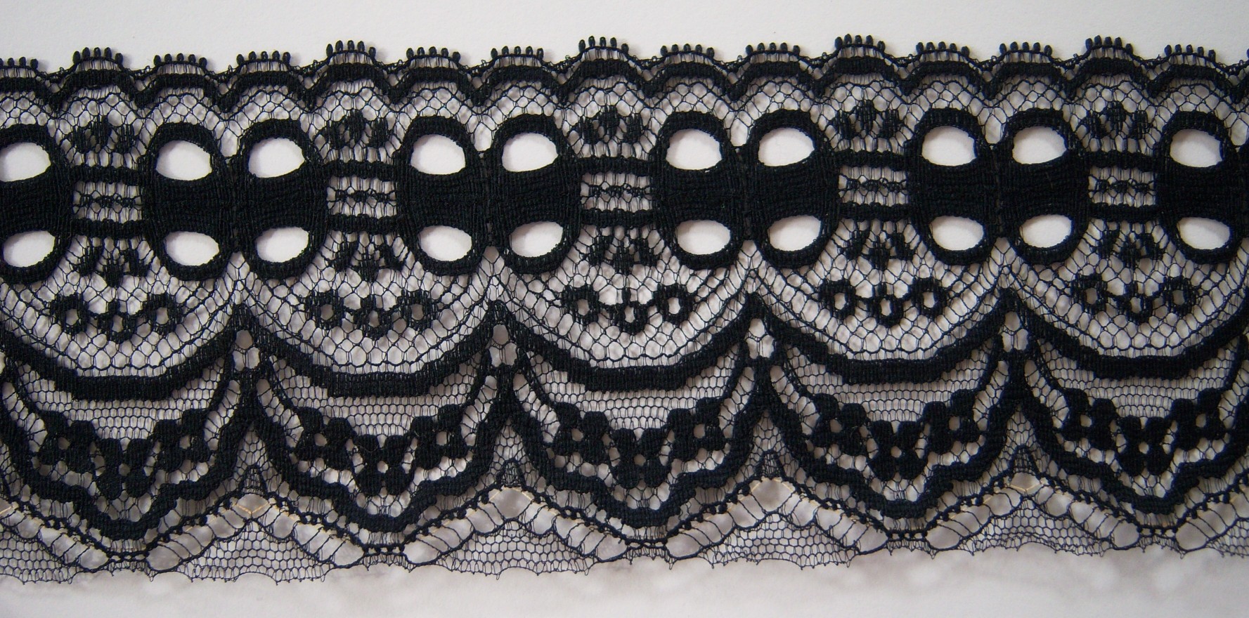 Black 2 5/8" Nylon Lace