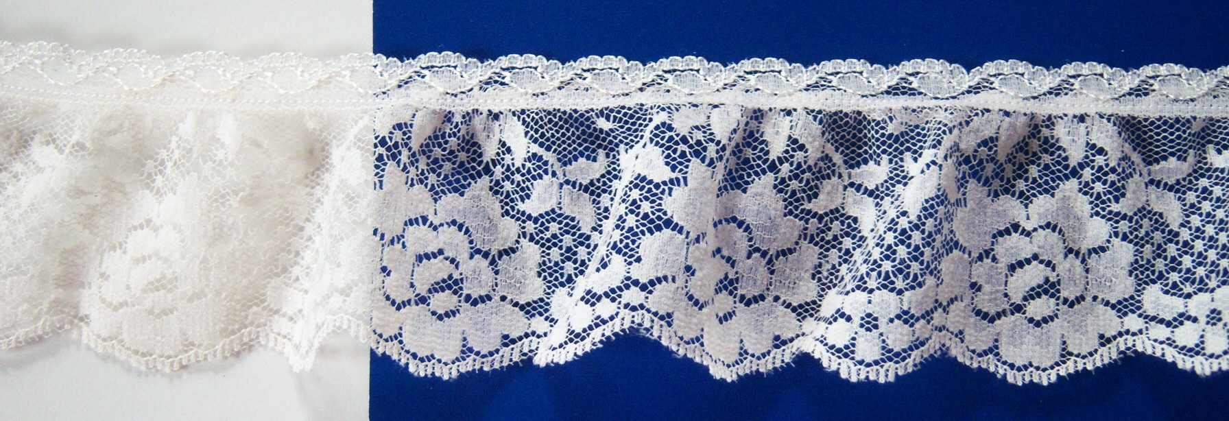 Candlelight 2 1/2" Gathered Lace