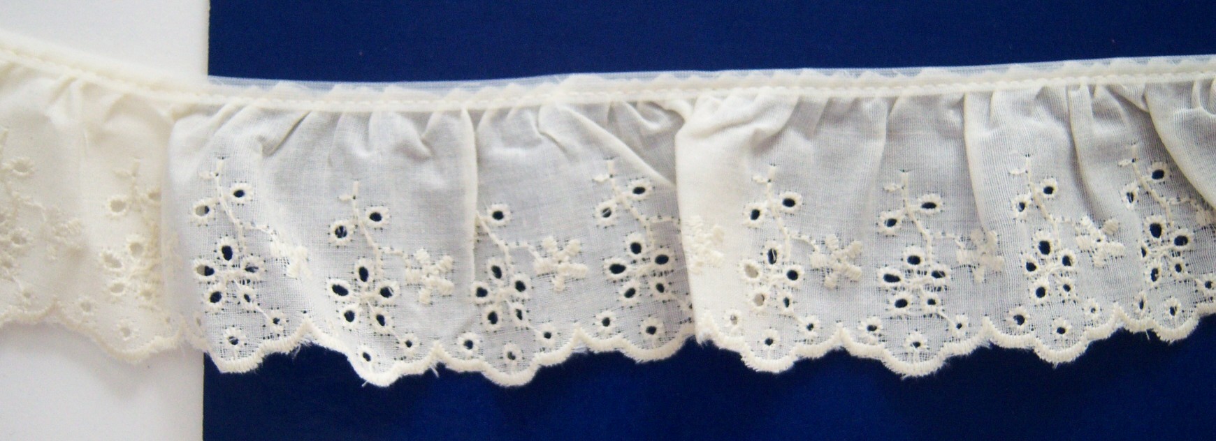 Natural 2 1/4" Eyelet Lace