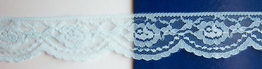 Breezy Blue 2 1/8" Nylon Lace