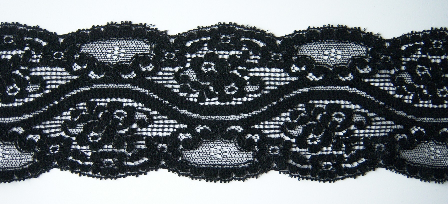Black 3" Nylon Lace