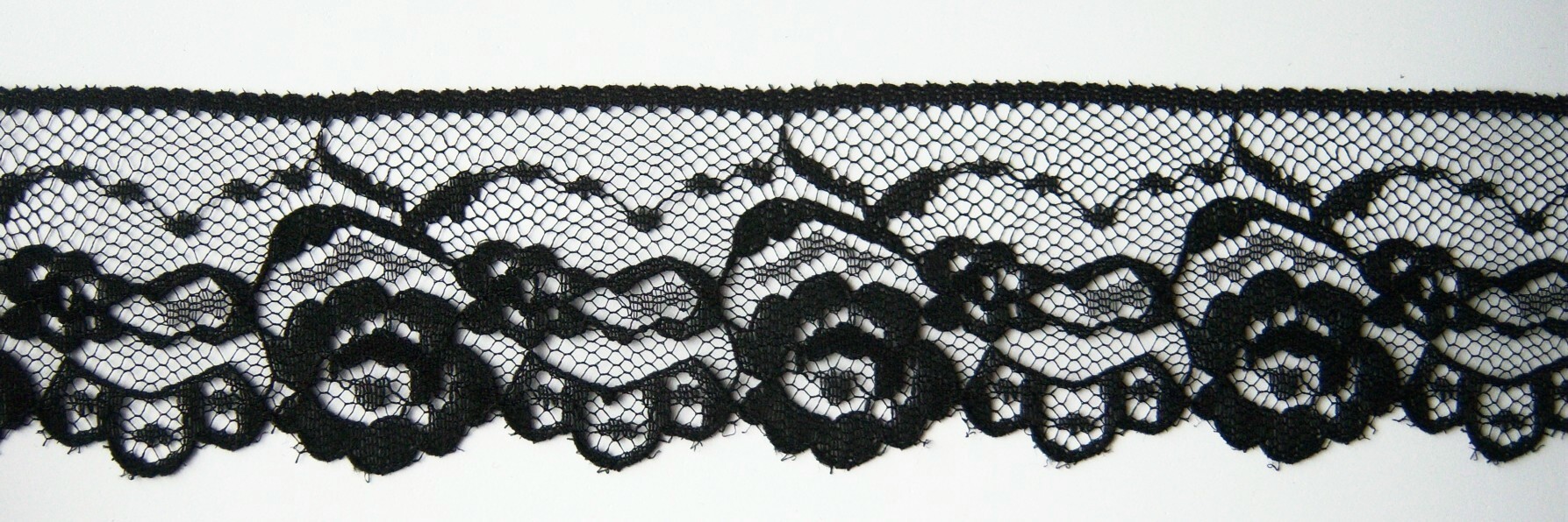 Black 1 3/4" Nylon Lace