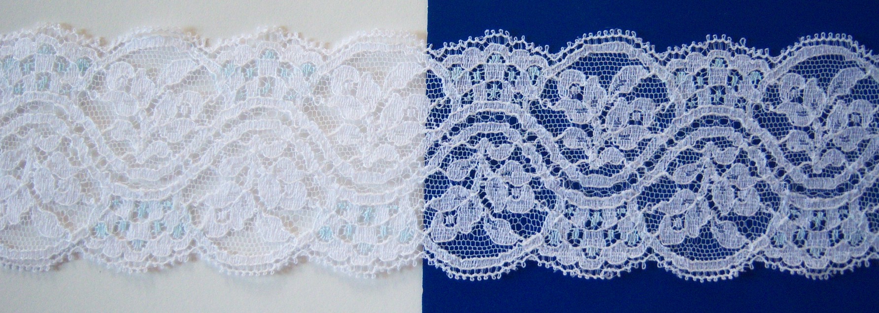 White/Blue Lace