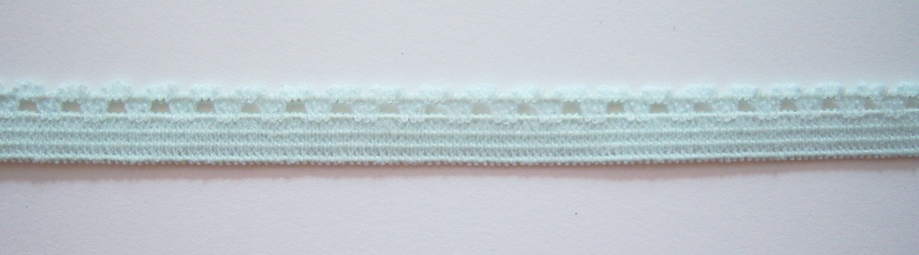 Mint Picot 7/16 Inch Elastic