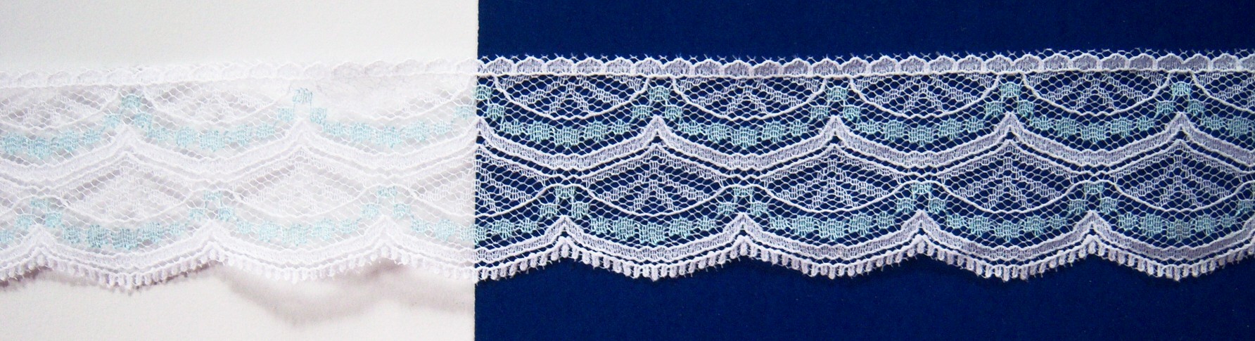 White/Blue Lace