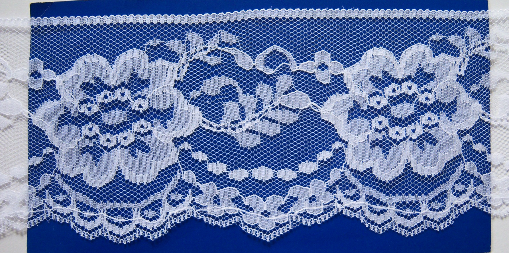 White 3 7/8" Nylon Lace