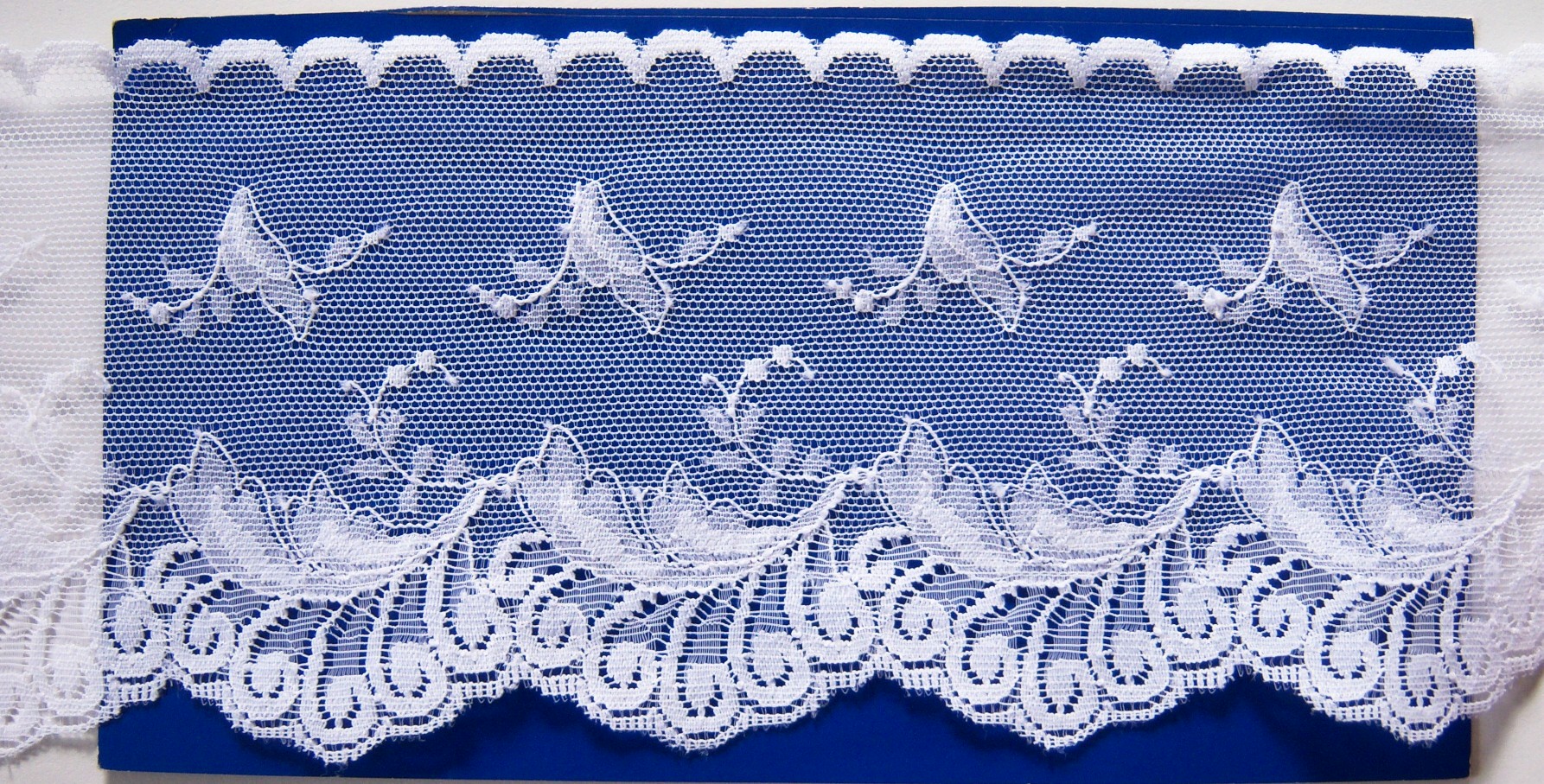 Steiner White Nylon 4" Lace