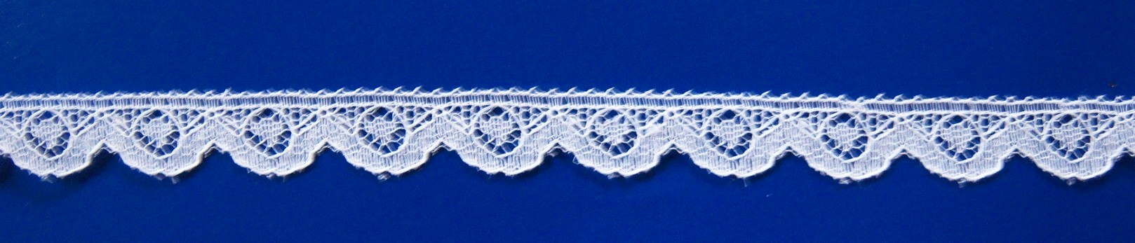 White 1/2" Nylon Lace