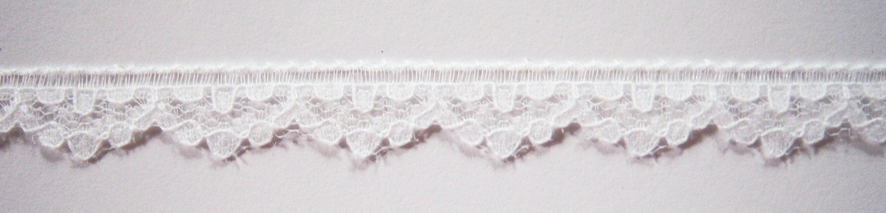 White 1/2" Nylon Lace