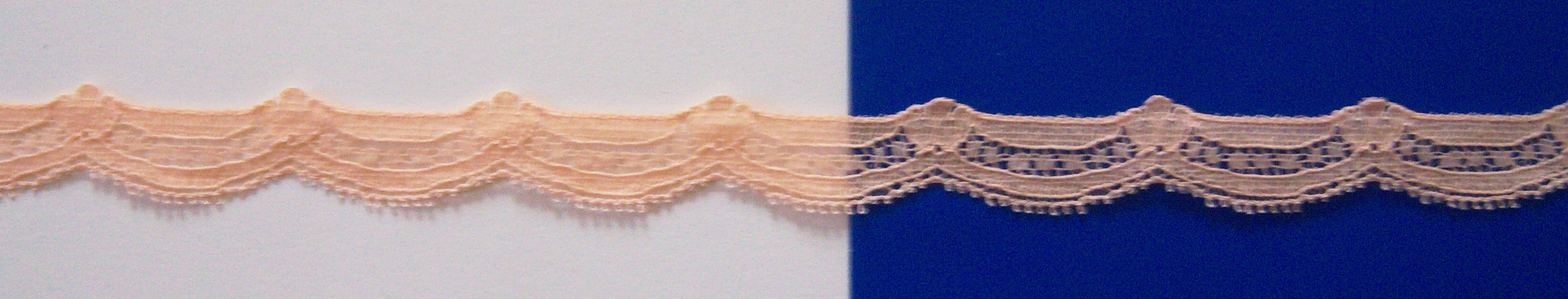 Light Apricot 5/8" Nylon Lace