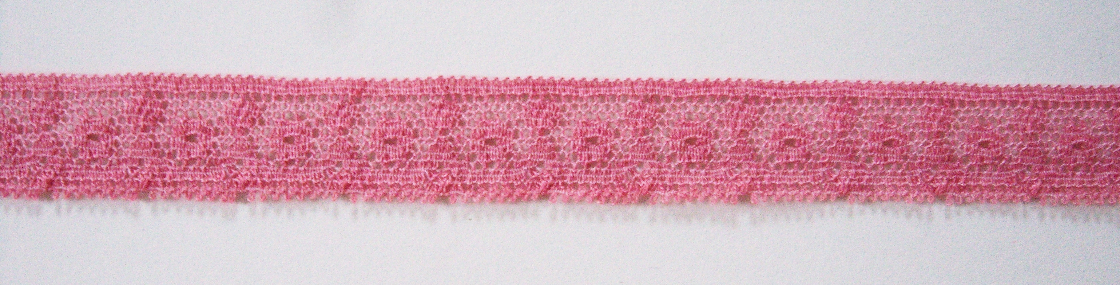 Coral Cotton/Nylon 3/4" Lace