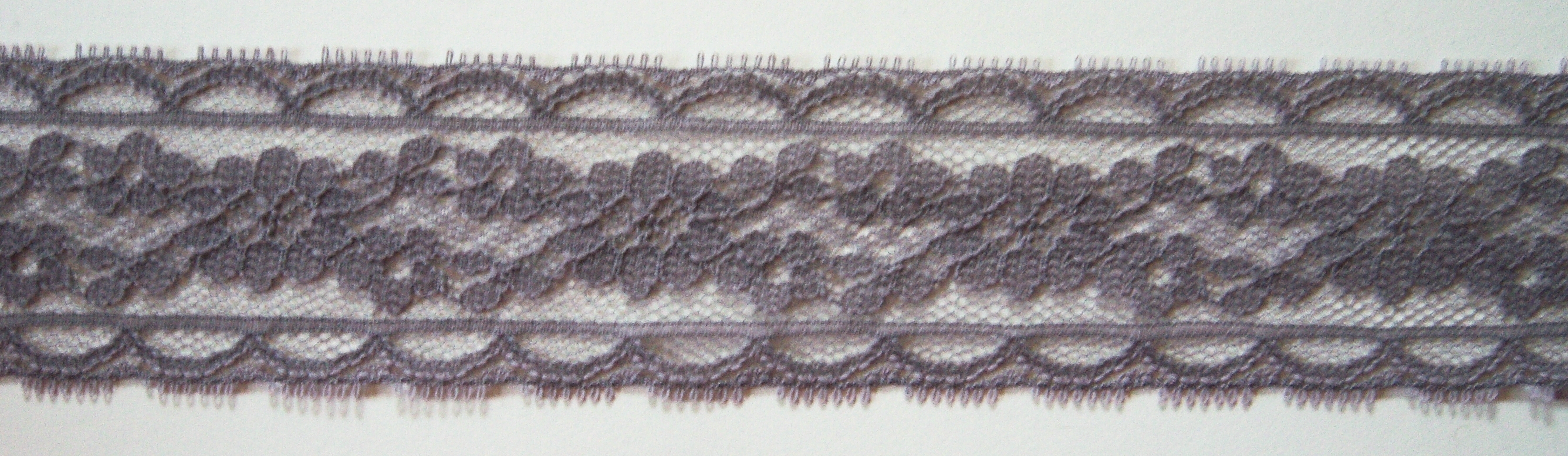 Grey 1 3/4" Nylon Lace