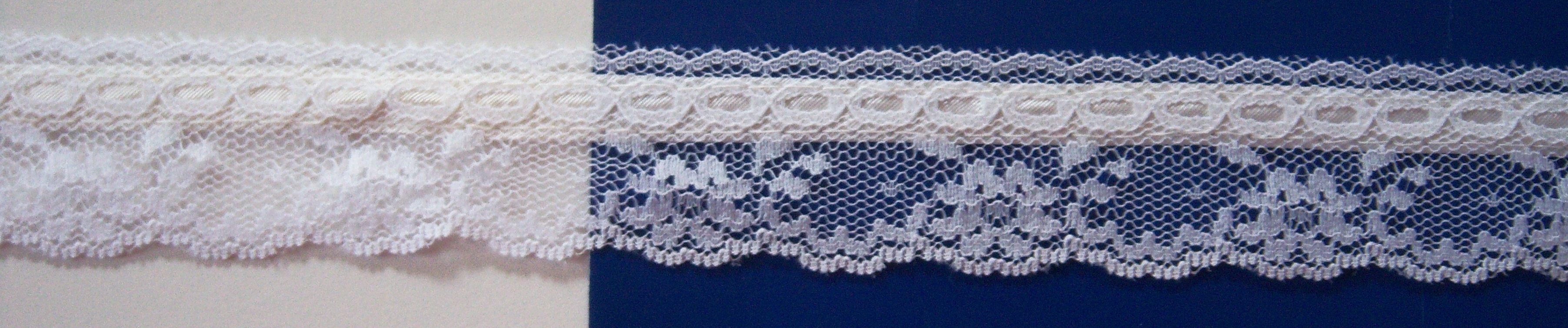 Ivory 1 3/8" Lace/Candlelight Ribbon