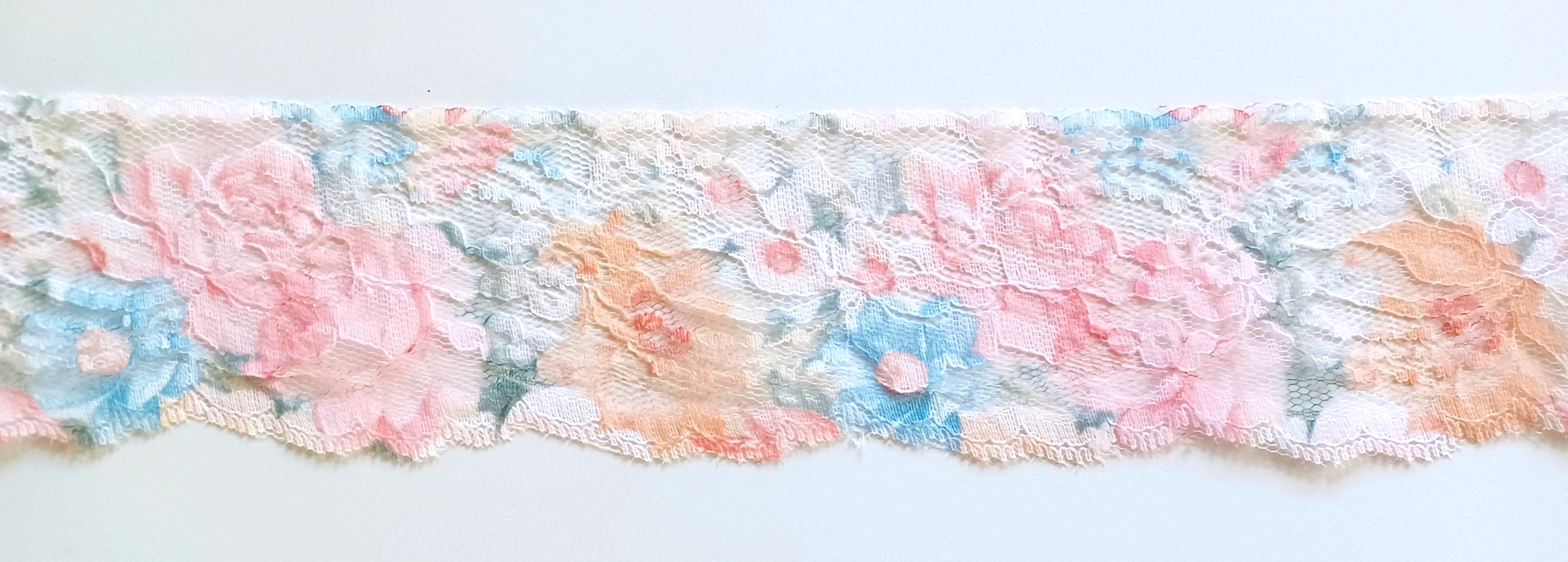 Vintage Floral 3 Inch Lace