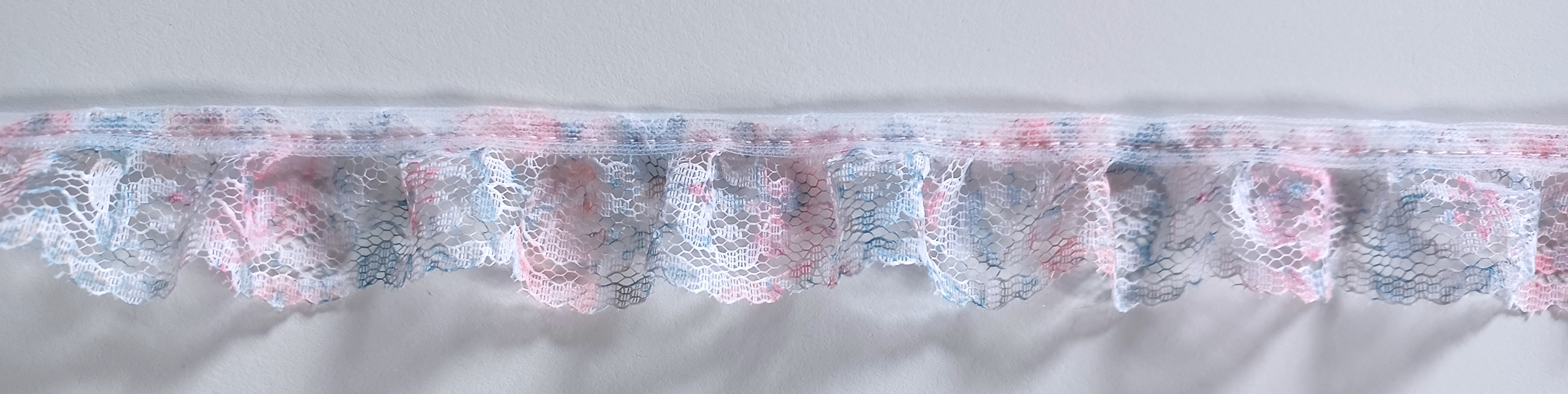 Poetry Floral 1 1/4" Ruffled Lace