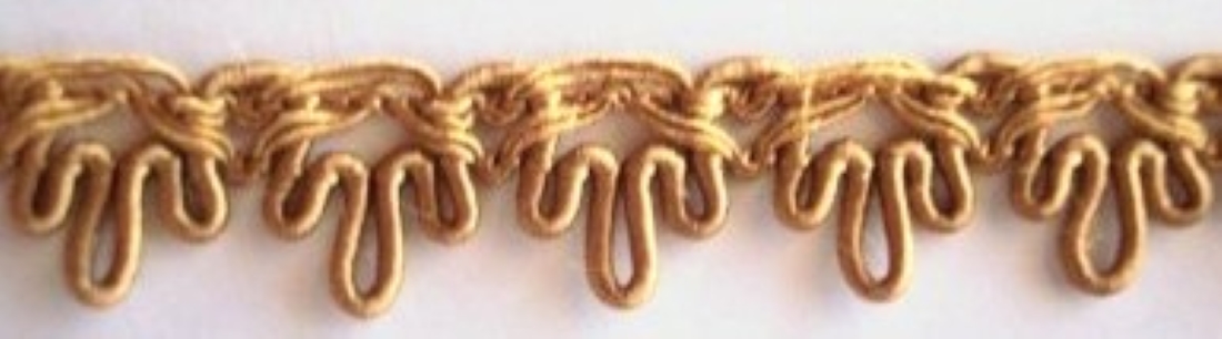 Antique Gold 5/8" Hand Braid
