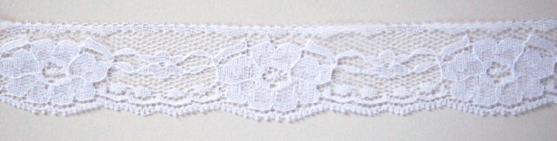 White 1 3/8" Lace