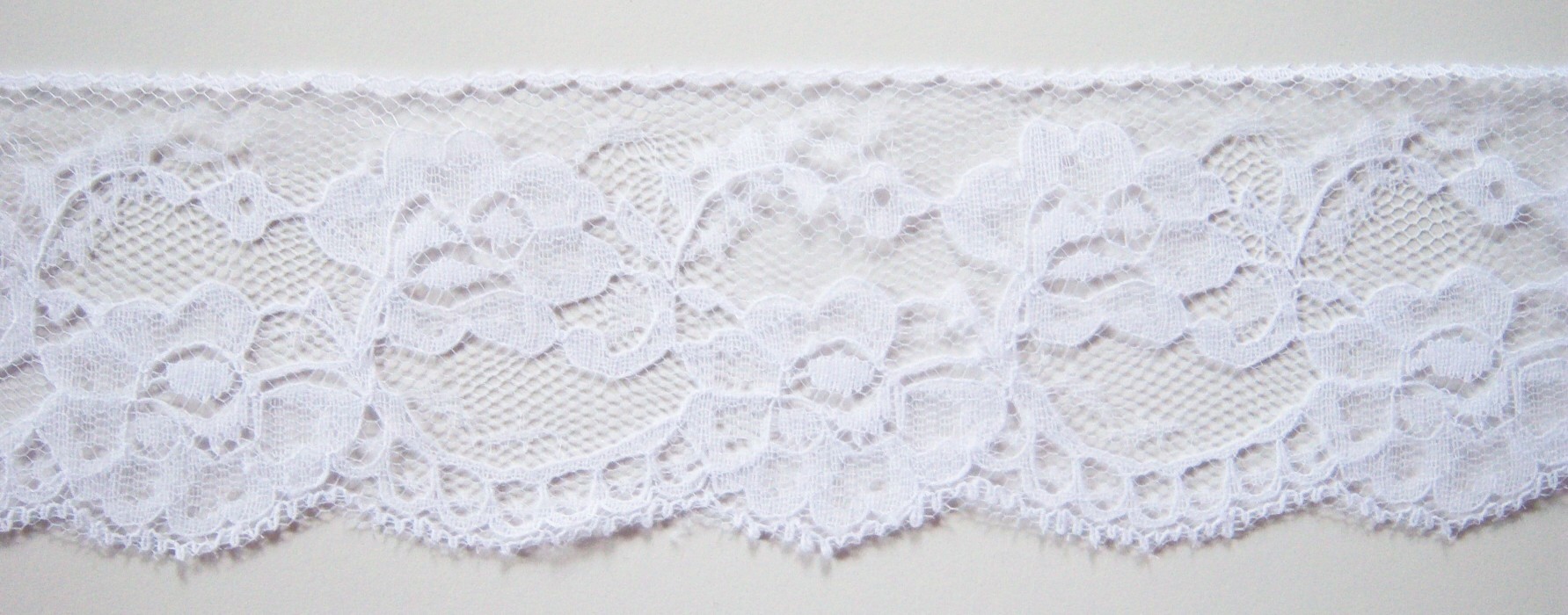 White 3" Nylon Lace